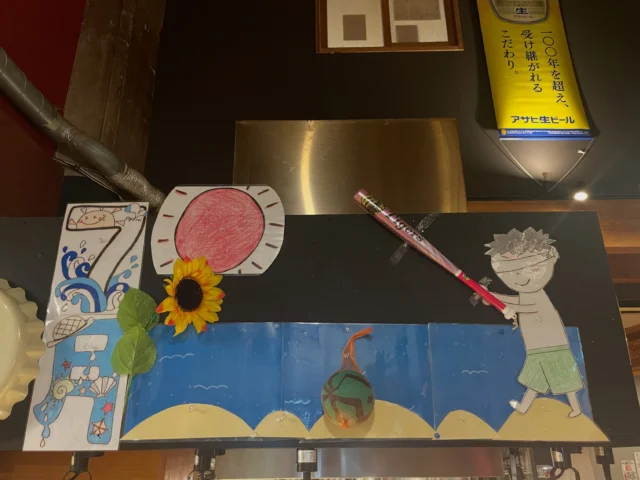 【7月壁アート】🌻7月もよろしくお願いいたします🌻
——————————————
【御影酒場 ゆめぞう】
🐘営業時間:17:00〜23:00(LO:22:00)
🐘定休日:月曜日(臨時休業あり)
※お休みについてはSNSの投稿をご確認下さい。
🐘電話 : 078-842-2345 
※営業中の18時〜20時頃はお電話が繋がりづらい場合がございます。予めご了承ください。
🐘場所: 〒658-0046 
兵庫県神戸市東灘区御影本町4丁目12-17
🐘全席禁煙(喫煙室あり)
🐘お支払い方法:現金のみ

姉妹店: 
【魚崎酒場 きりん 】
★営業時間:17:00〜24:00(LO:23:00)
日曜日は、23:00閉店(LO:22:00)
★定休日:月曜日(臨時休業あり)
★電話 : 078-855-4833
★場所: 〒658-0025 神戸市東灘区魚崎南町8丁目8-19クレール魚崎１階東
★全席禁煙(喫煙室あり)
★お支払い方法:現金のみ

#御影酒場ゆめぞう#魚崎酒場きりん#神戸居酒屋#日本酒